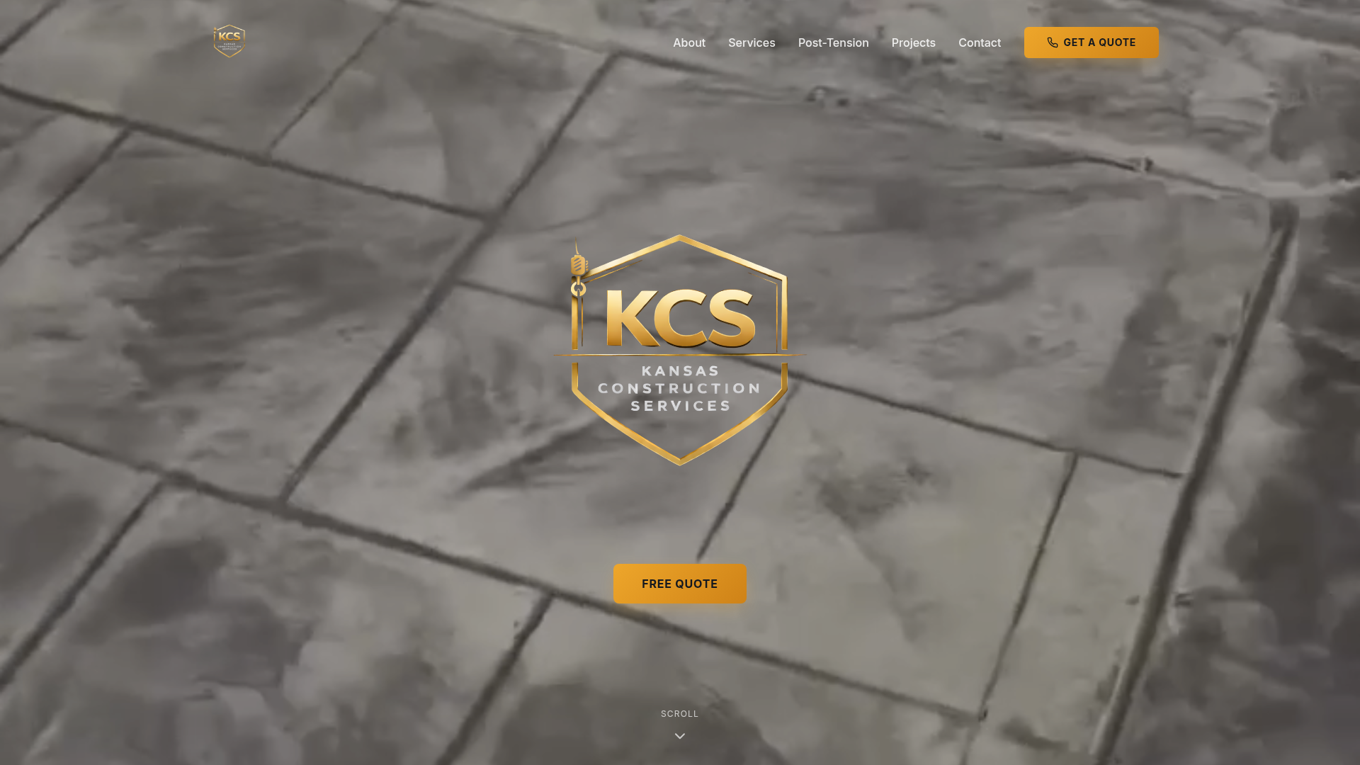 KCS Construction website by NexusOS